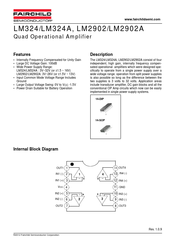 LM324N Datasheet PDF Datasheet4U