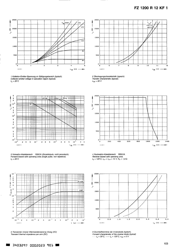 FZ1200R12KF1 Datasheet PDF Datasheet4U