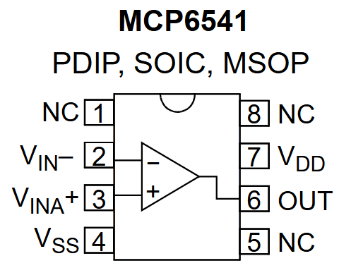 MCP6541 reference image