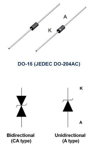 P6KE36CA reference image