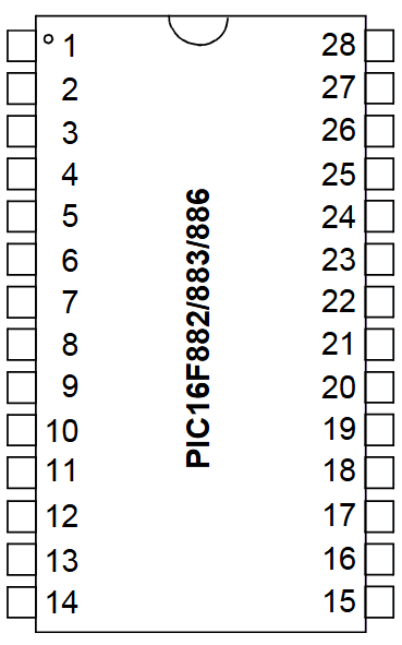 PIC16F883 reference image