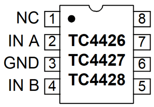 TC4428 integrated circuit image
