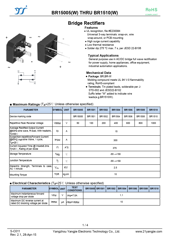 BR1510W