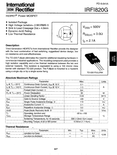 IRFI820G