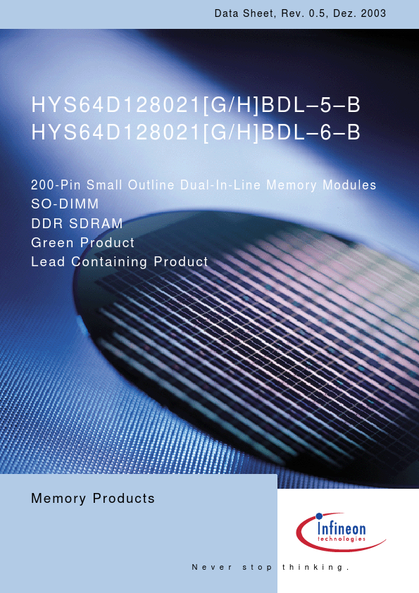 HYS64D128021HBDL-6-B