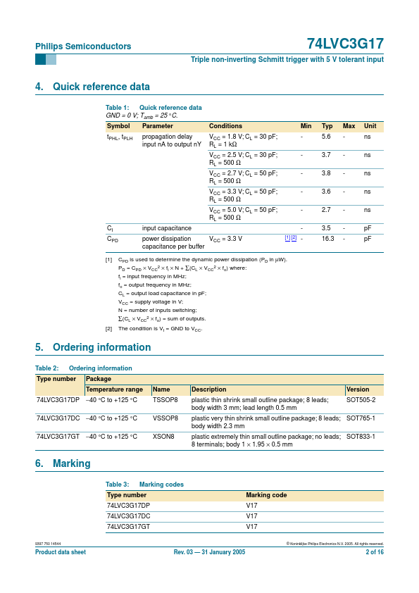 74LVC3G17