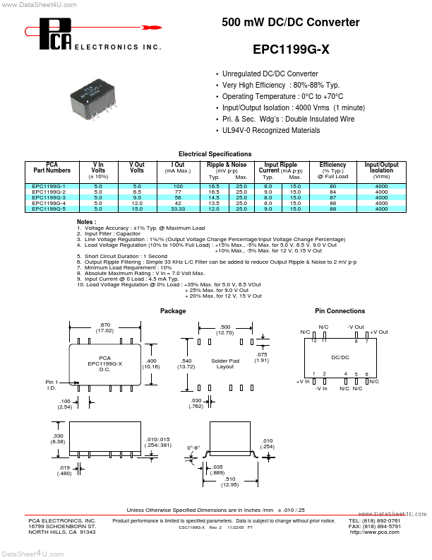 EPC1199G-x