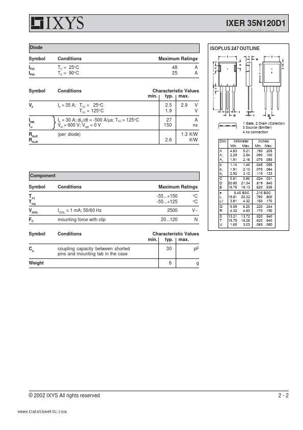 IXER35N120D1