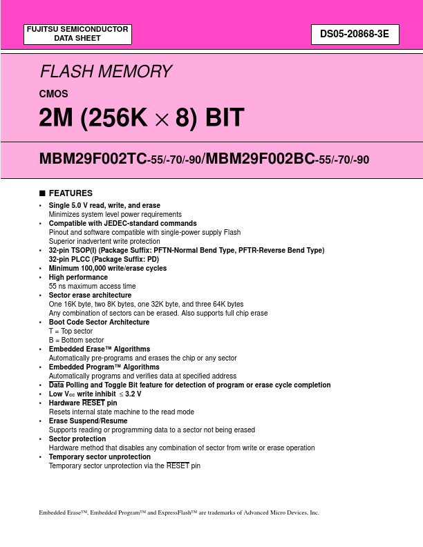 MBM29F002BC-55