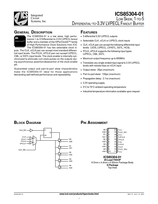 ICS85304-01