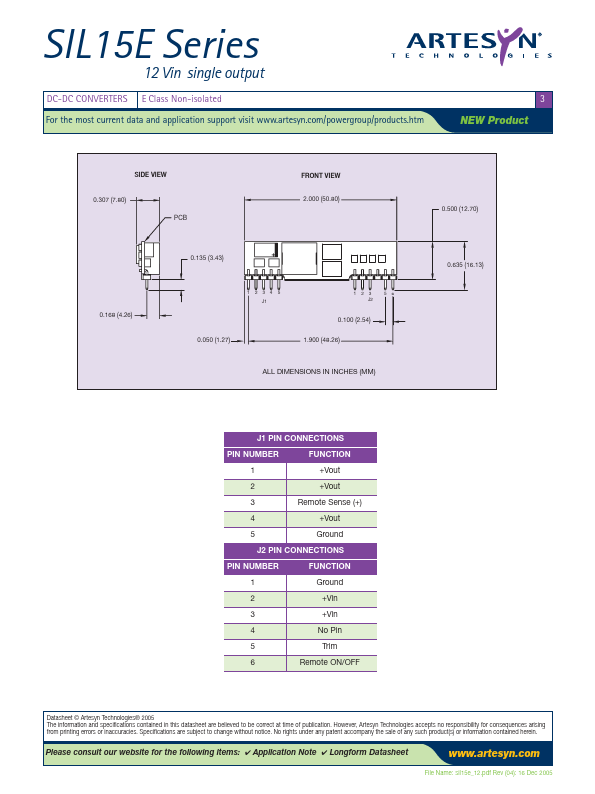 SIL15E-05S2V5-HJ