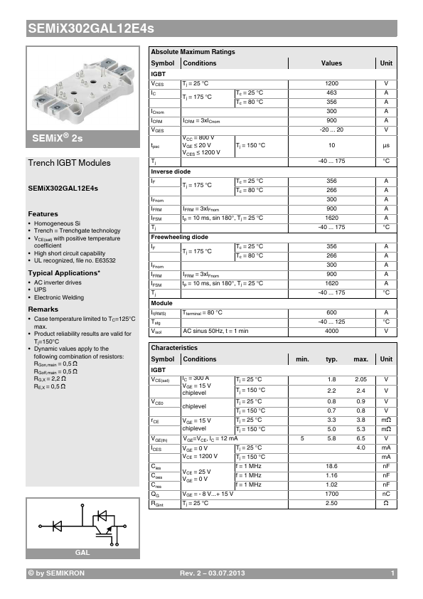 SEMIX302GAL12E4S