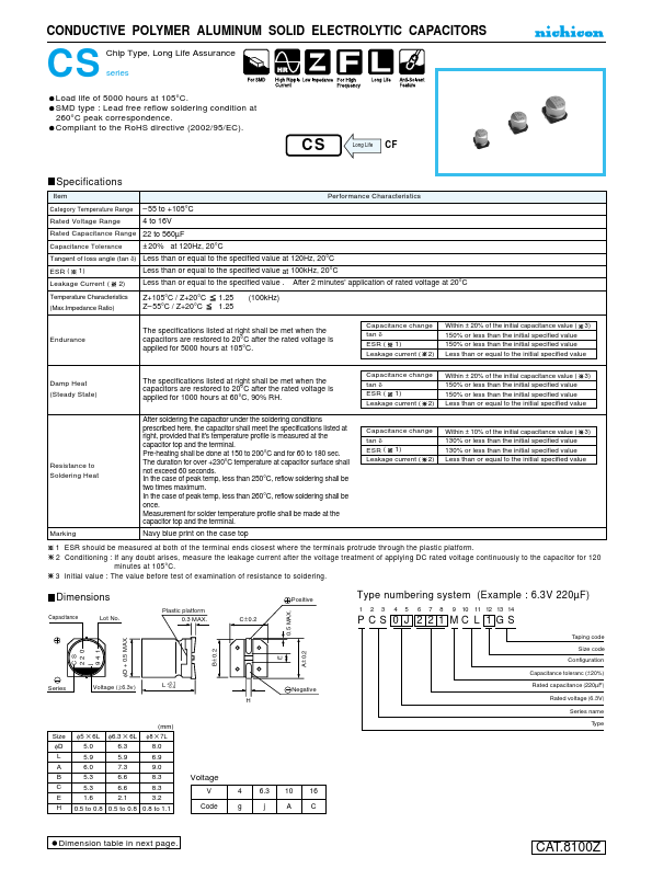 PCS1A121MCL1GS