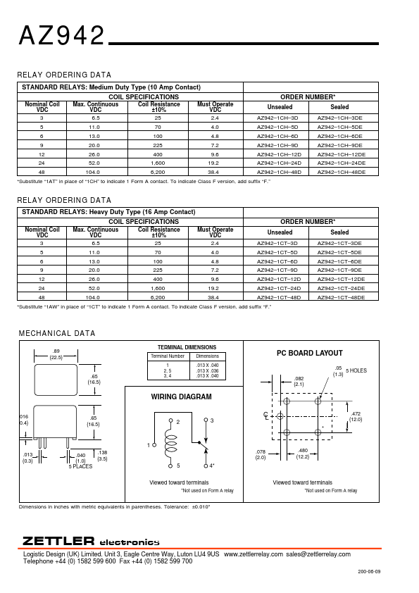 AZ942-1CT-48D