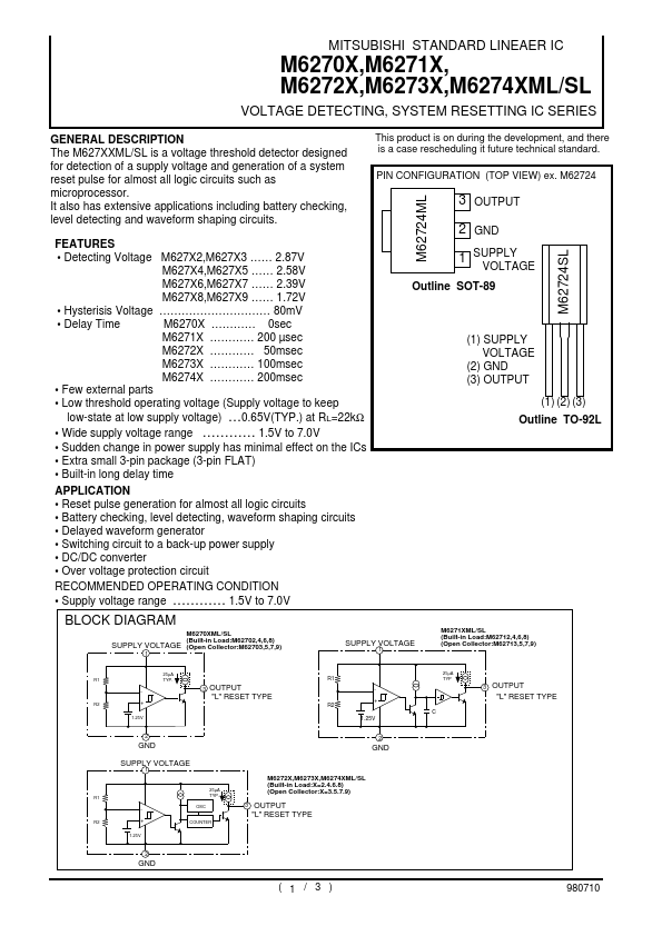 M62733ML