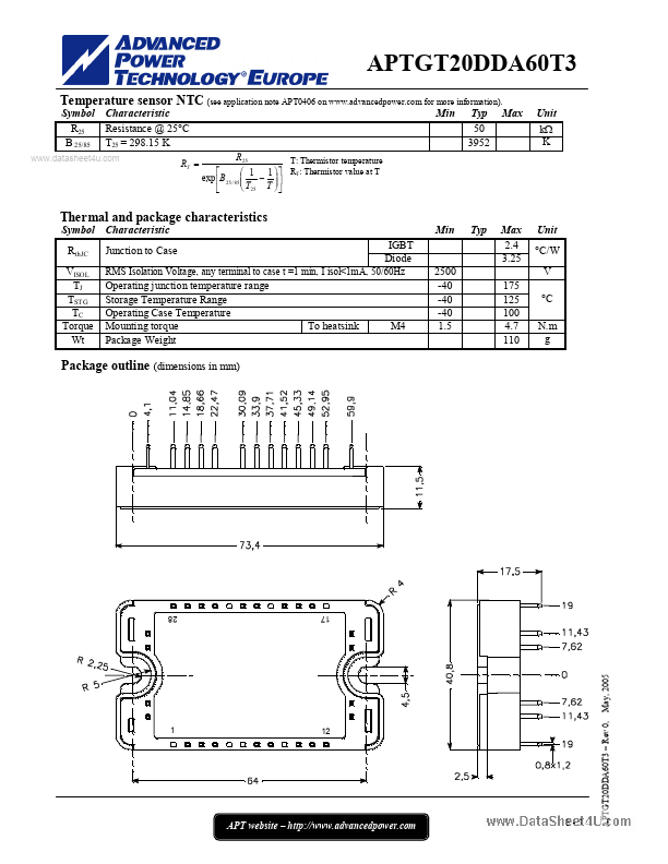 APTGT20DDA60T3