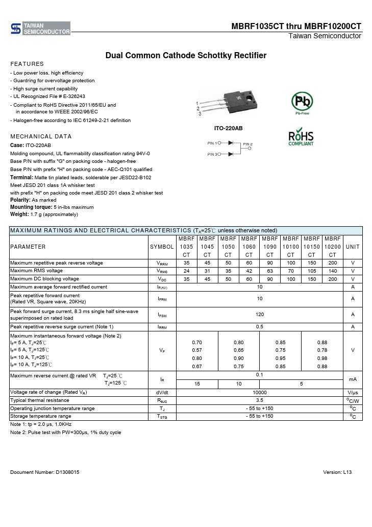 MBRF1035CT