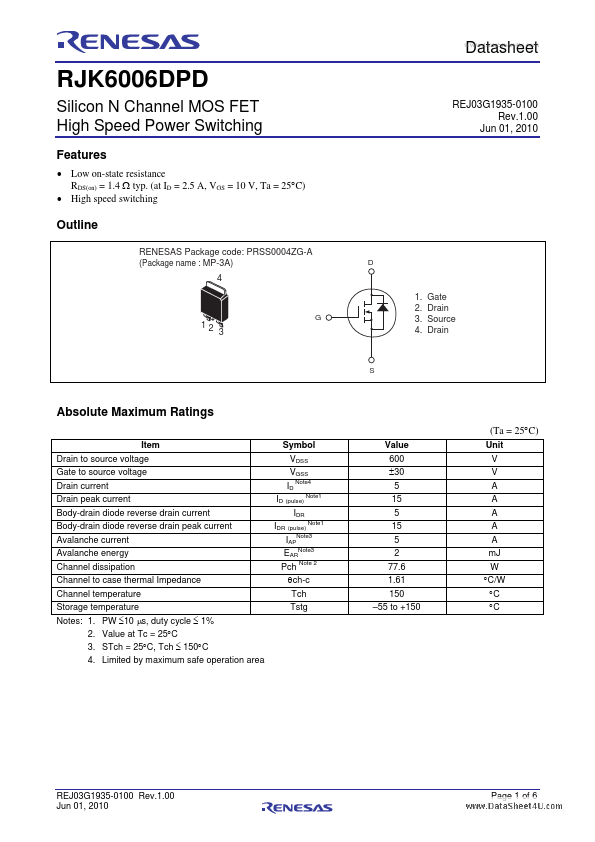 RJK6006DPD