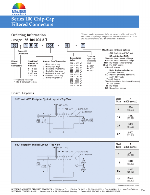 56F105-01x-x-xx