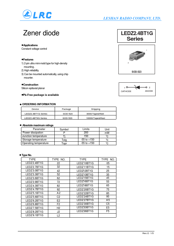 LEDZ2.4BT1G