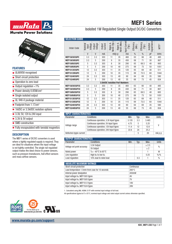 MEF1S1203SP3C