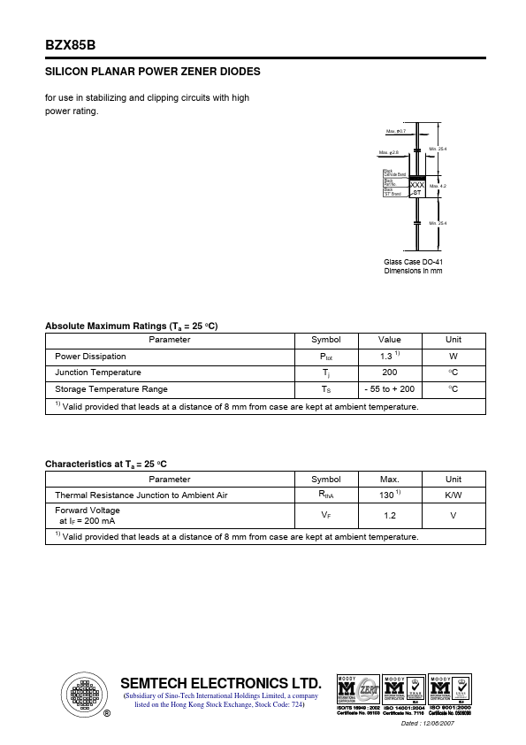 BZX85B27