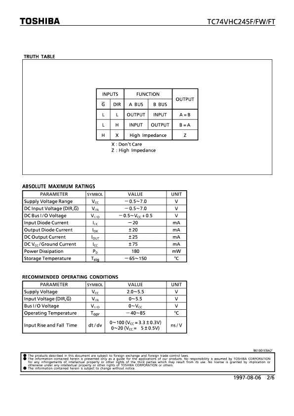 TC74VHC245FW