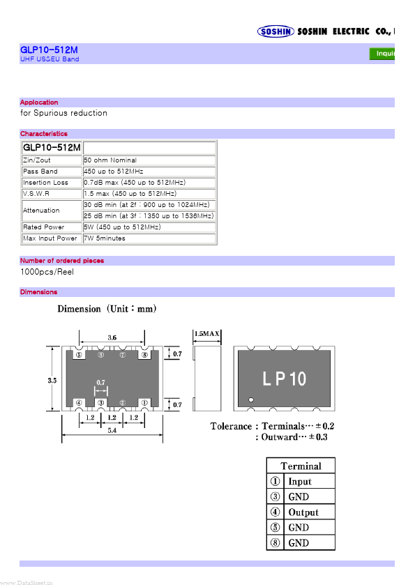 GLP10-512M