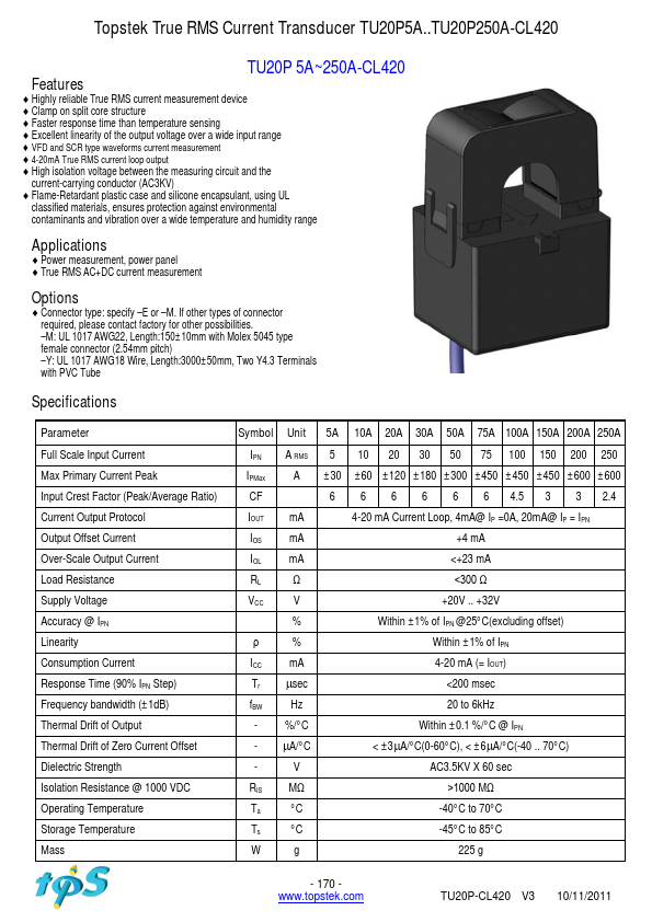 TU20P10A-CL420