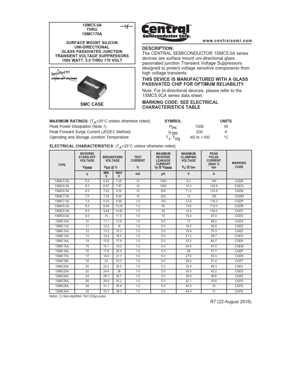 1SMC8.5A