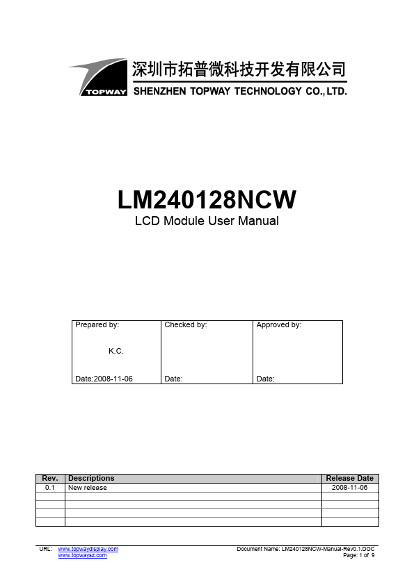 LM240128NCW