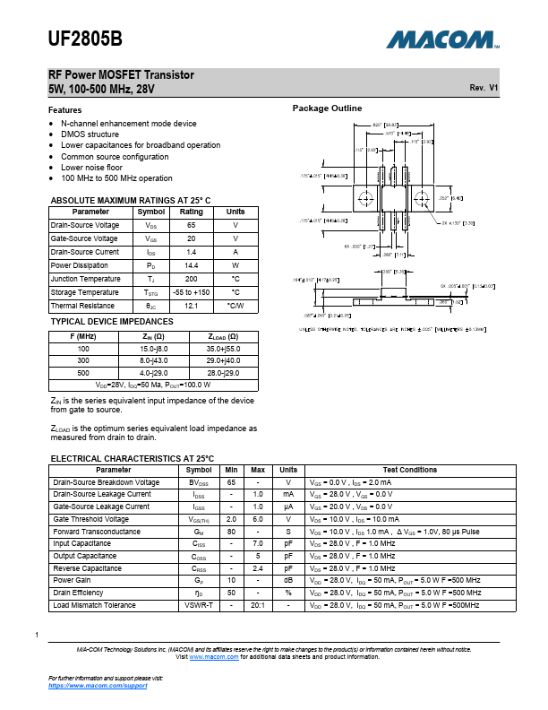 UF2805B