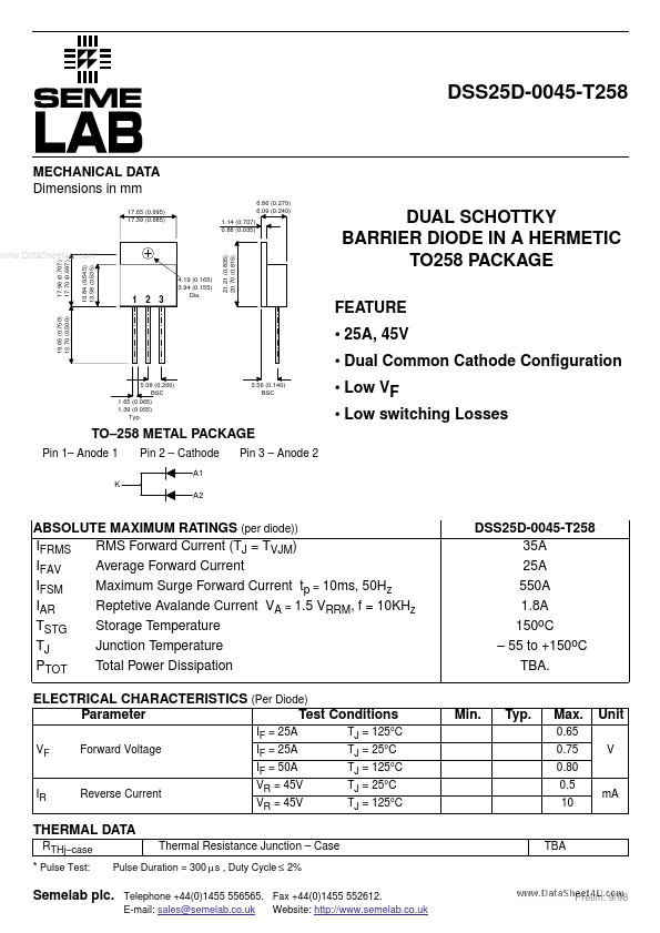 DSS25D-0045-T258