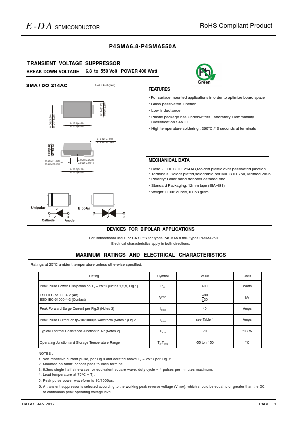 P4SMA180C