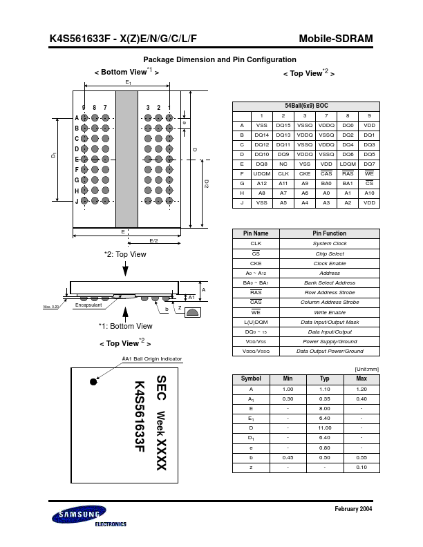 K4S561633F-G