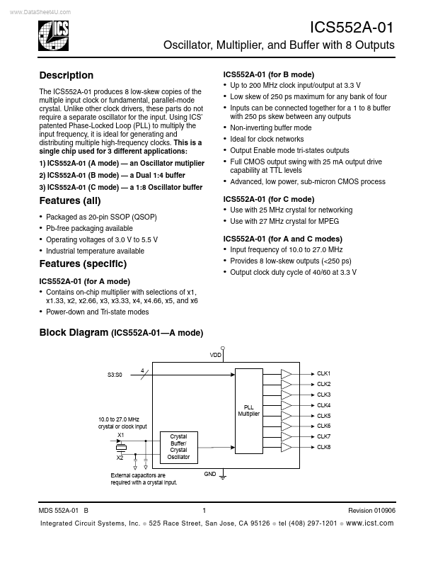 ICS552A-01