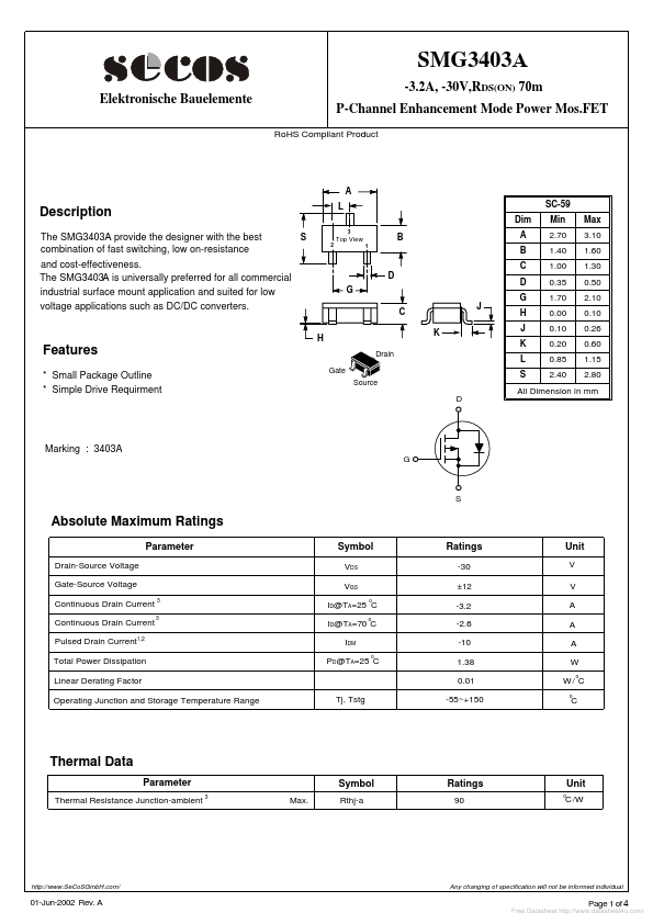 SMG3403A