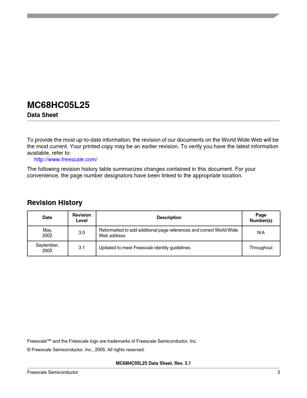 MC68HC05L25