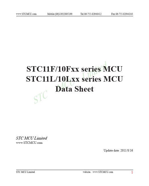 STC11F60XE