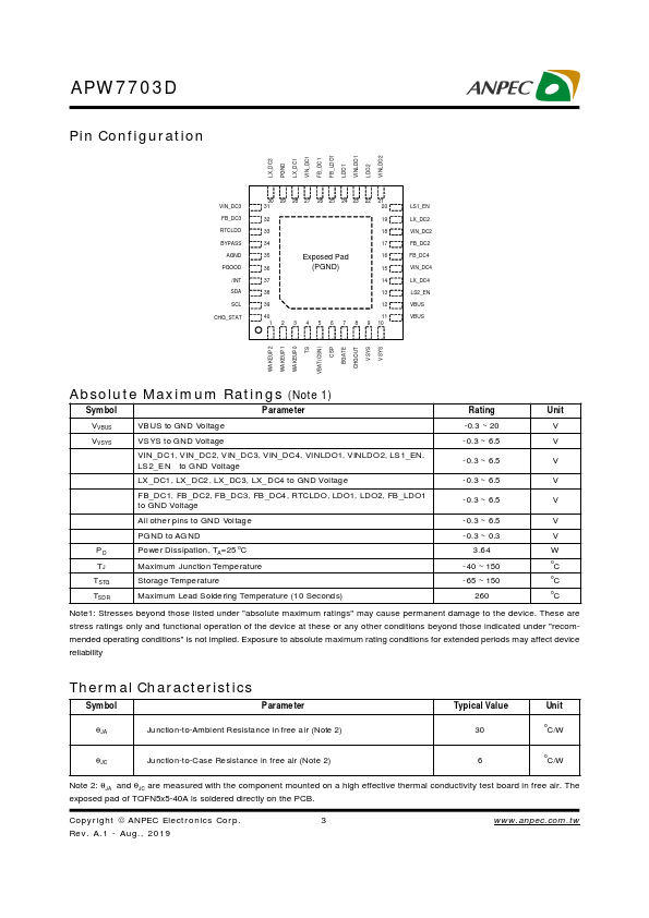 APW7703D