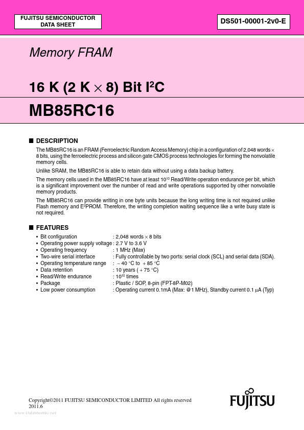 MB85RC16