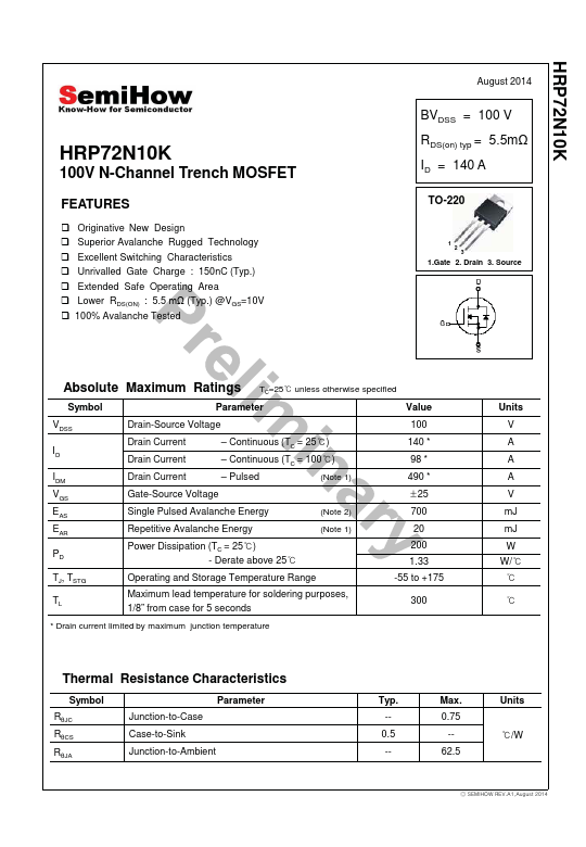 HRP72N10K