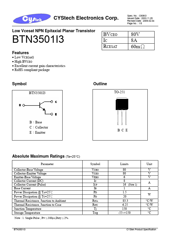 BTN3501I3