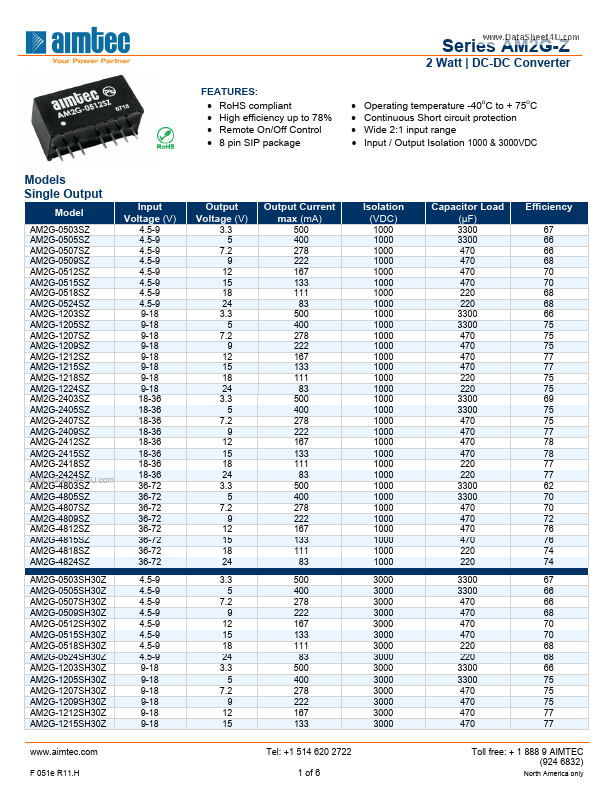 AM2G-0512SZ