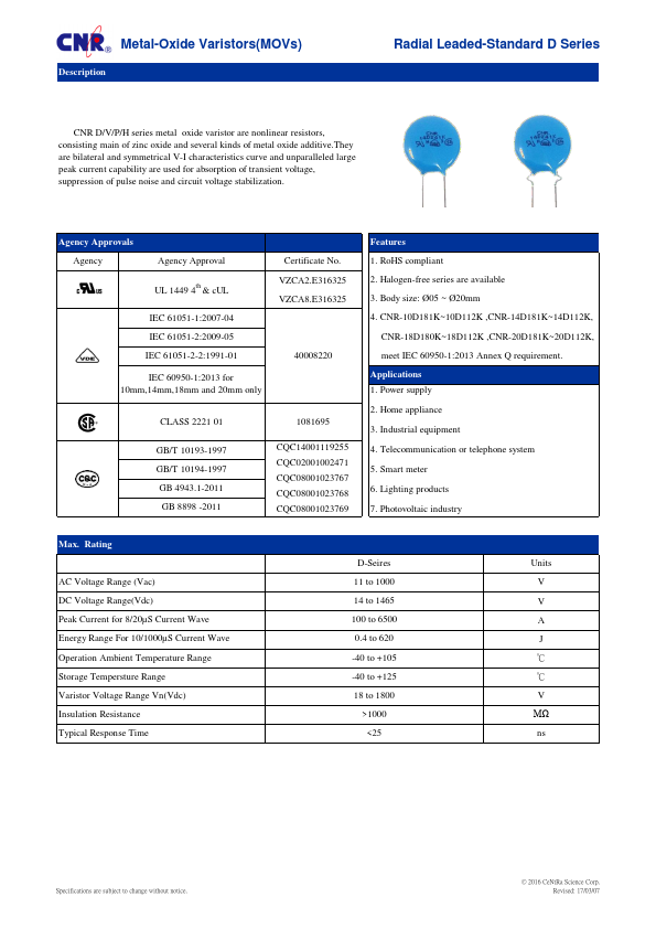 CNR-18D301K