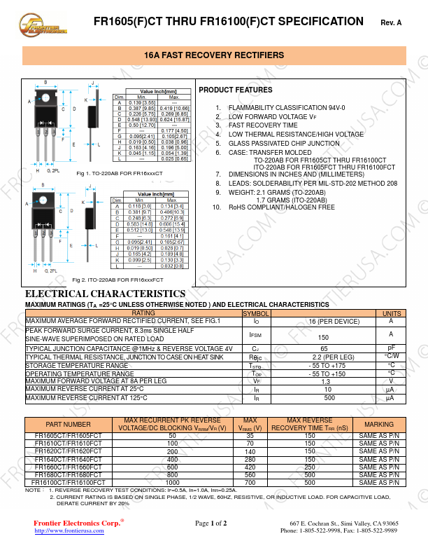 FR1605FCT