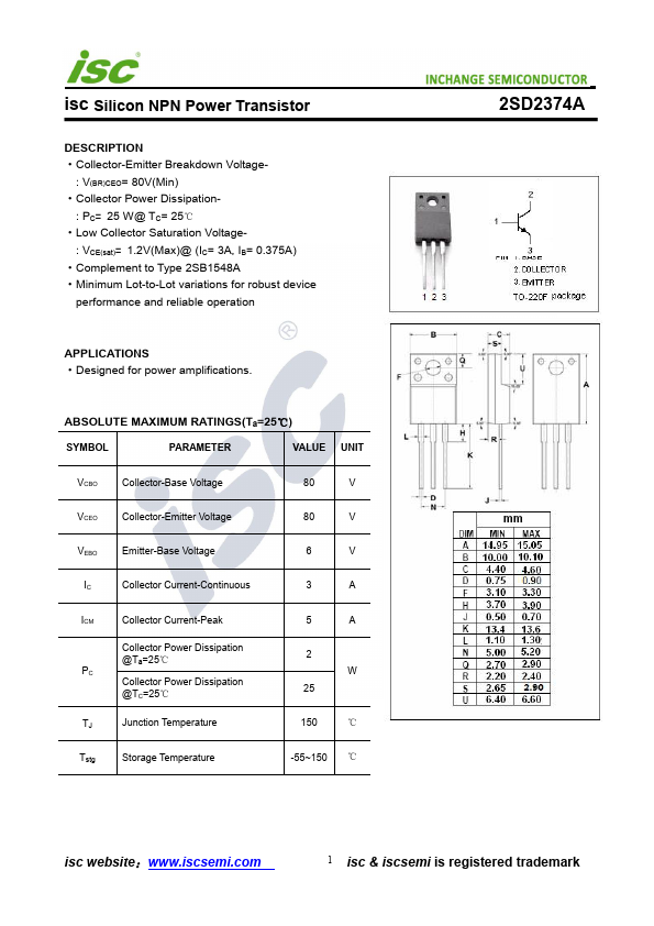 2SD2374A