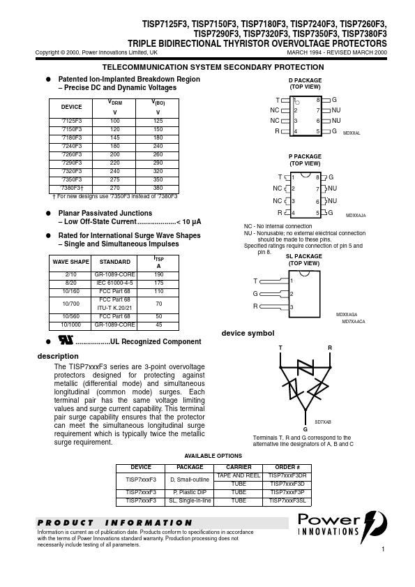 TISP7380F3