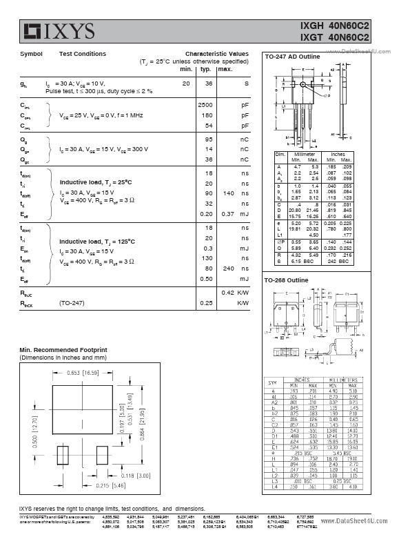 IXGT40N60C2