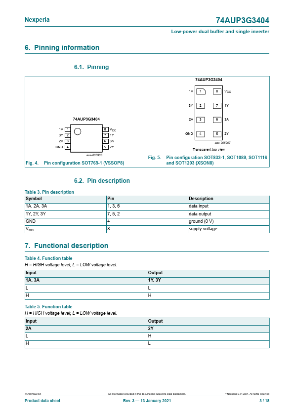 74AUP3G3404